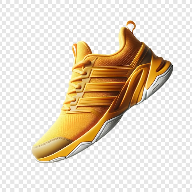 scarpe da ginnastica e sportive di colore giallo psd