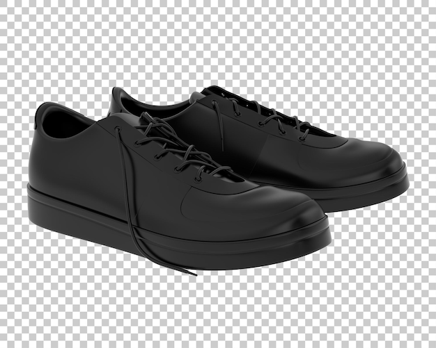 Scarpe da uomo isolate su sfondo trasparente illustrazione rendering 3d