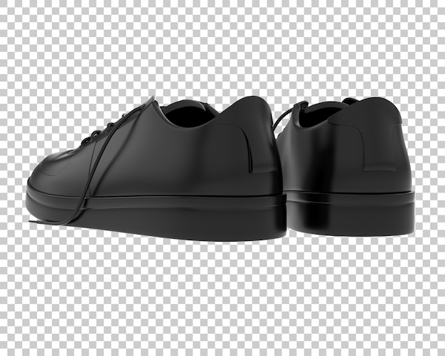 Scarpe da uomo isolate su sfondo trasparente illustrazione rendering 3d