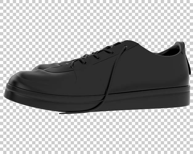 Scarpe da uomo isolate su sfondo trasparente illustrazione rendering 3d