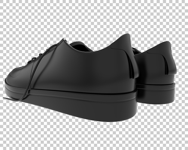Scarpe da uomo isolate su sfondo trasparente illustrazione rendering 3d