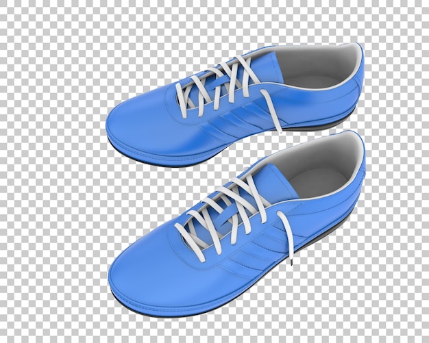 Scarpe isolate su sfondo trasparente illustrazione rendering 3d