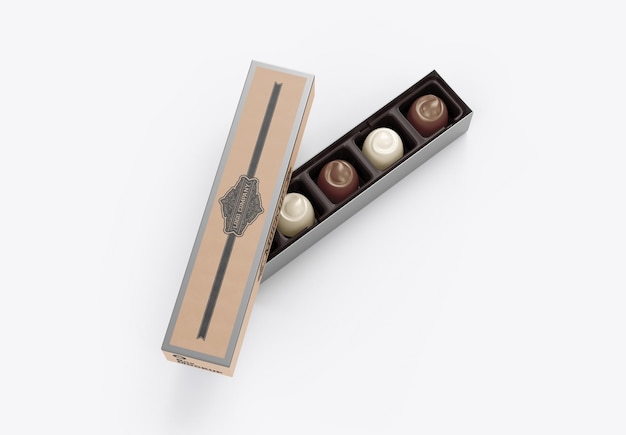 Scatola Di Cioccolatini Mockup