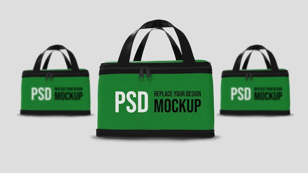 Scatola di consegna cibo 3d rendering mockup design