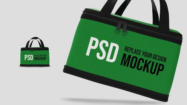 Scatola di consegna cibo 3d rendering mockup design