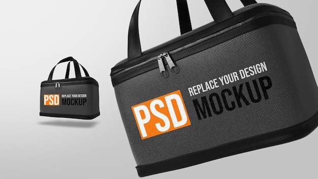 Scatola di consegna cibo 3d rendering mockup design