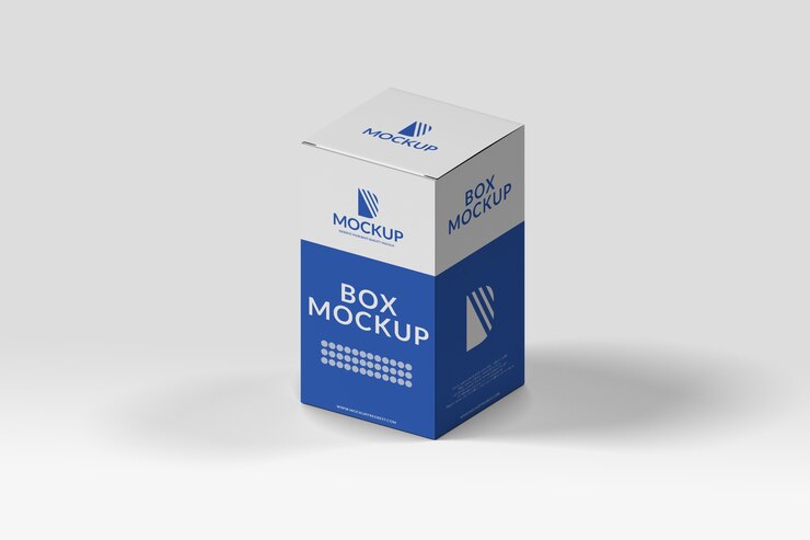 Scatola di latte Mockup isolato