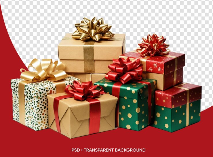 PSD scatole per regali di natale