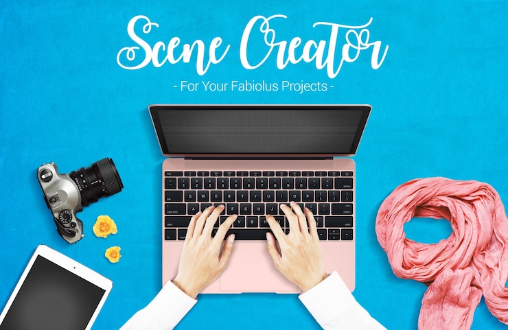 PSD scene creator mock up