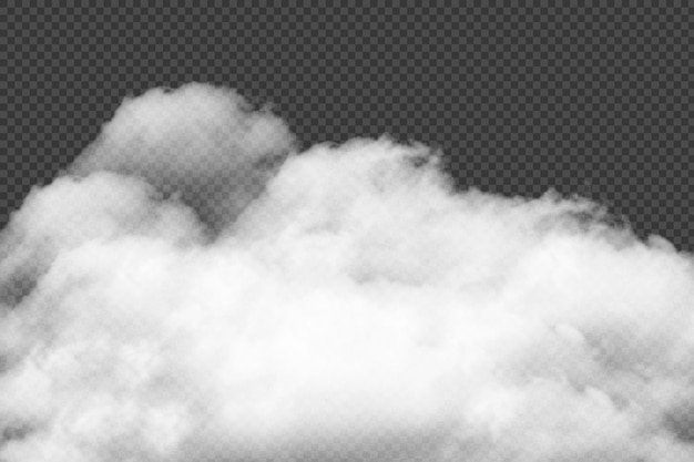 Une scène de rêve de nuages de fumée et de brouillard