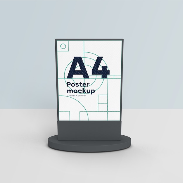 Scènes de maquettes de panneaux d'affichage en 3D