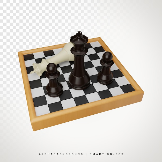 Schach 3D-Darstellung