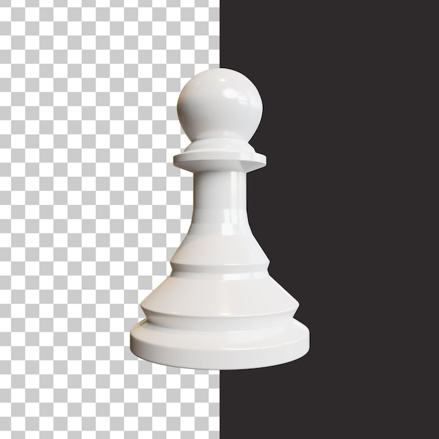 Schach in 3D-Rendering
