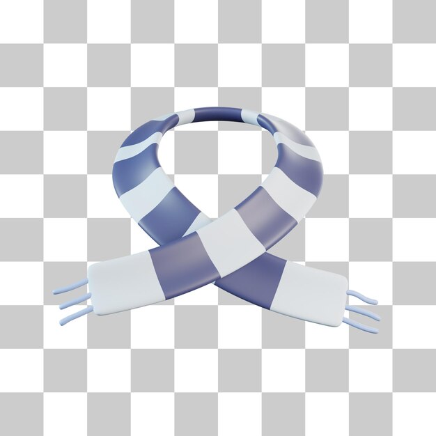 Schal 3D-Symbol