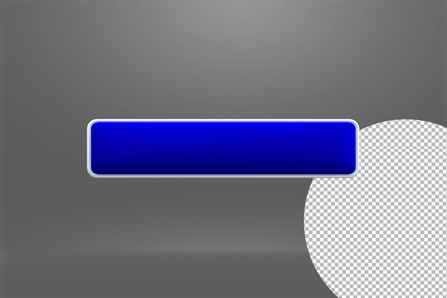 Schaltfläche 3D-Rendering