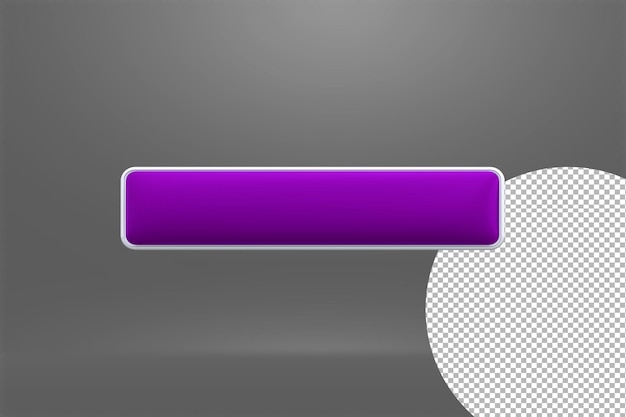 Schaltfläche 3D-Rendering