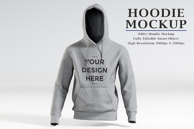 Schaufenster des hoodie-modells isoliert