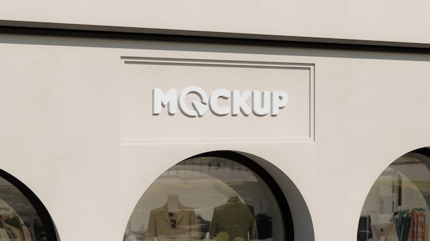 Schaufenster-mockup-beschilderung