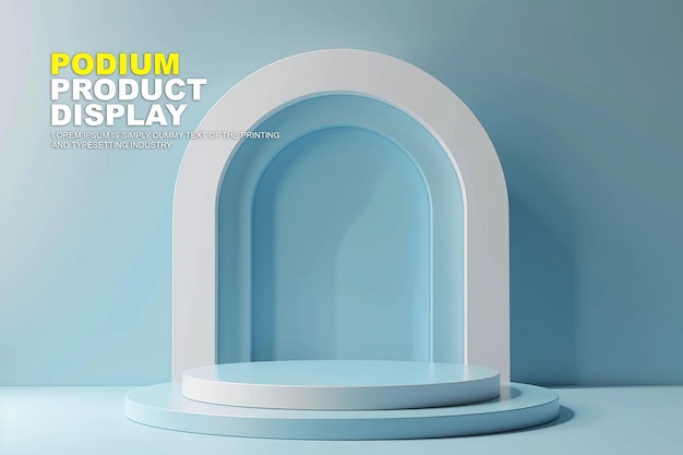 Schauplatz für die Produktpräsentation, Podium für die Produktvorstellung