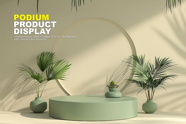 Schauplatz für die Produktpräsentation, Podium für die Produktvorstellung