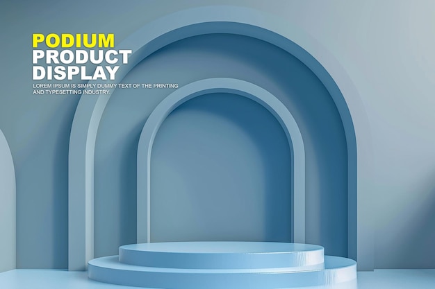 Schauplatz für die Produktpräsentation, Podium für die Produktvorstellung