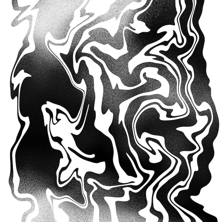 PSD schéma abstrait du bruit des vagues