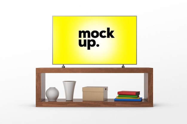 Schermo televisivo Mockup Template PSD Design