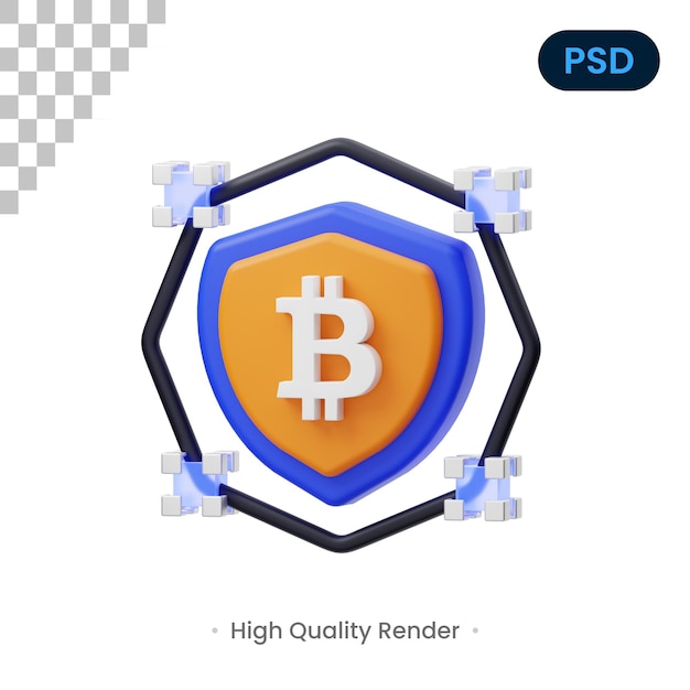 Schild 3D Render Illustration Premium Psd