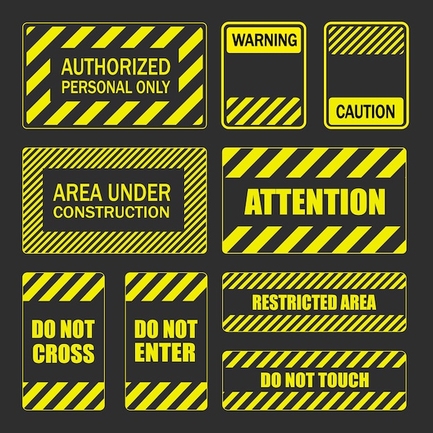 Schild Unter Bau