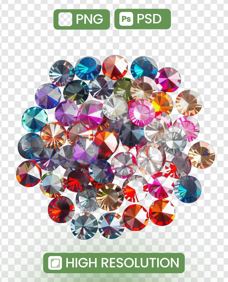 PSD schimmerndes rhinestone sparkle glamouröses schmuckkonzept