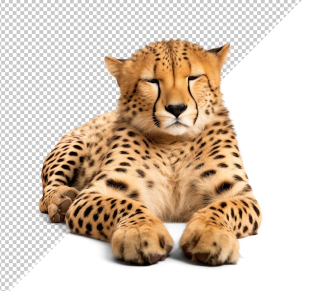 Schlafender gepard