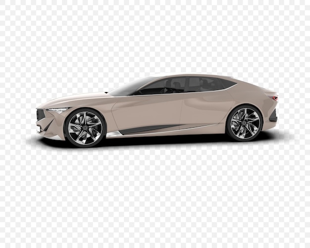 Schlankes und modernes Konzeptwagen-Design