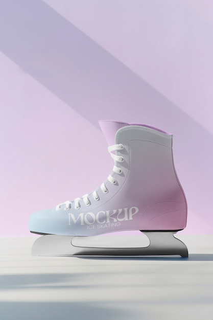 PSD schlittschuh-mockup-design