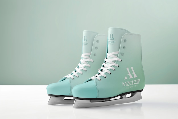 PSD schlittschuh-mockup-design