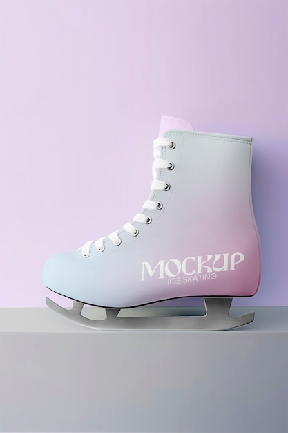 Schlittschuh-mockup-design