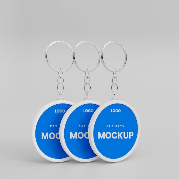 Schlüsselring 3D Mockup Design