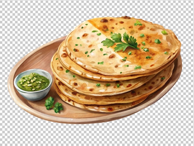 schmackhafte Aloo oder Kartoffelparatha