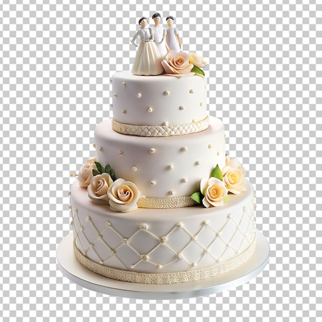 PSD schmackhafter hochzeitsfondantkuchen