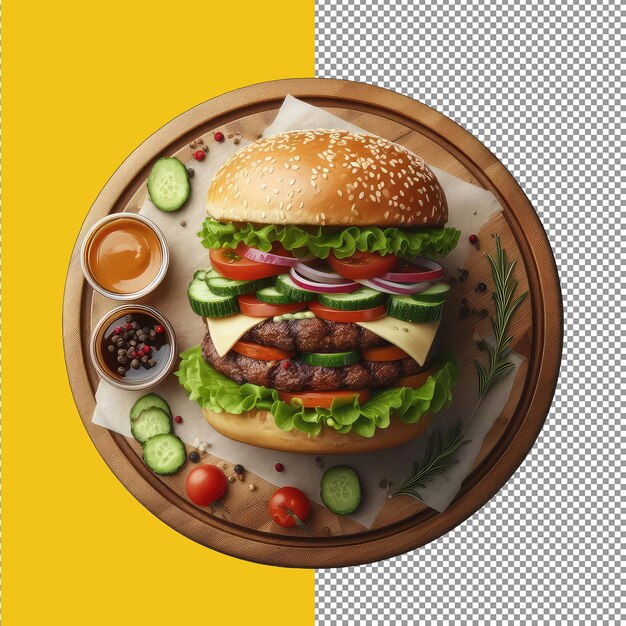 PSD schmackhafter steak-burger png