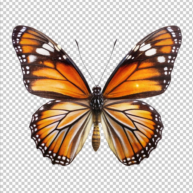 Schmetterling mit weißem Hintergrund