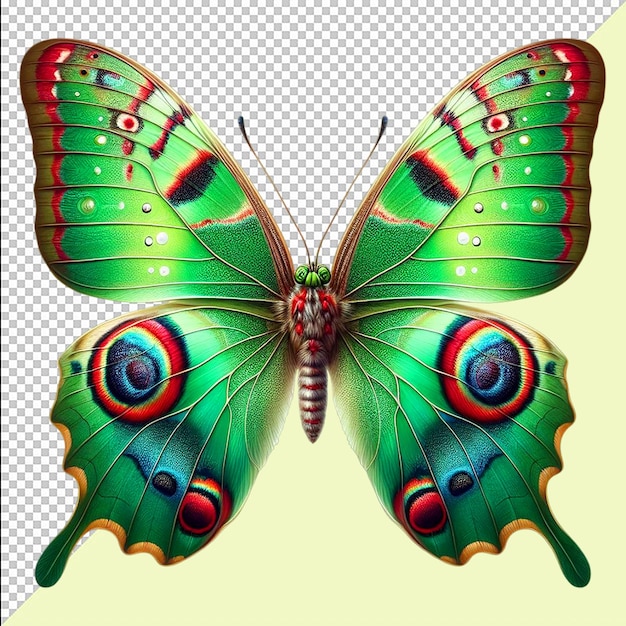 Schmetterling realistisches isoliertes Schmetterlingslogo farbenfroher Gradient Schönheit Schmetterlinse-Ikon