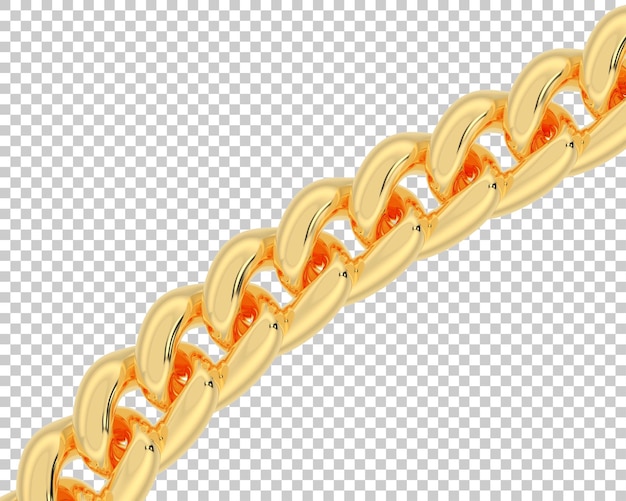 Schmuck auf transparentem Hintergrund 3D-Darstellung
