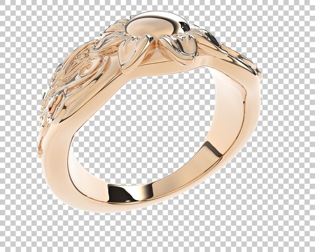 Schmuck auf transparentem Hintergrund 3D-Darstellung