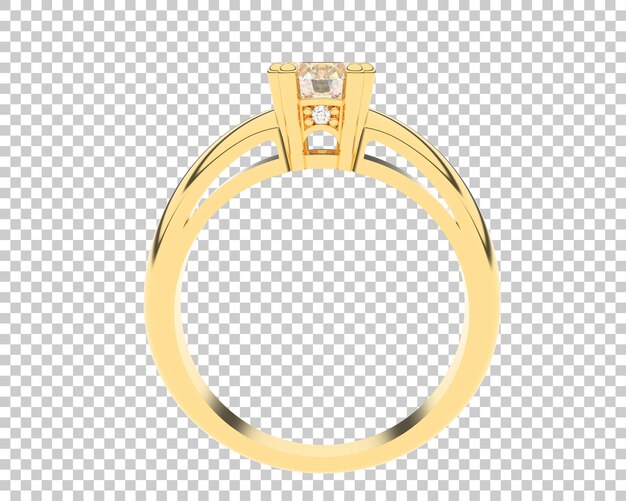 Schmuck isoliert auf dem Hintergrund 3D-Rendering-Illustration
