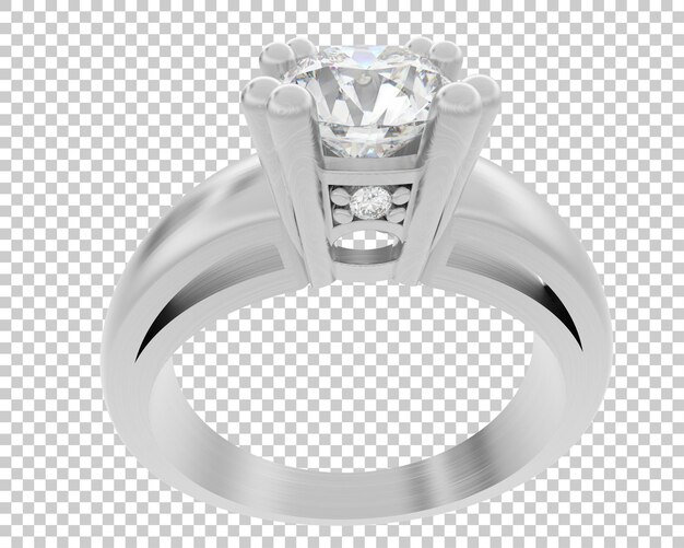 Schmuck isoliert auf dem Hintergrund 3D-Rendering-Illustration