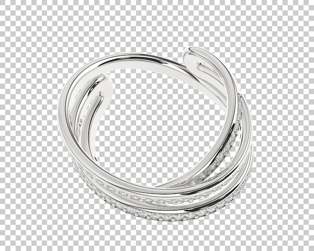 Schmuck isoliert auf dem Hintergrund 3D-Rendering-Illustration