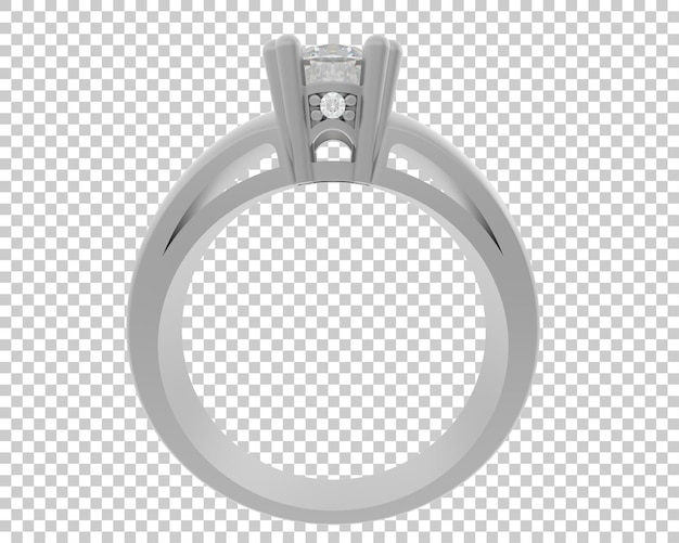 Schmuck isoliert auf dem Hintergrund 3D-Rendering-Illustration