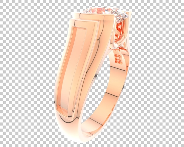 Schmuck isoliert auf dem Hintergrund 3D-Rendering-Illustration
