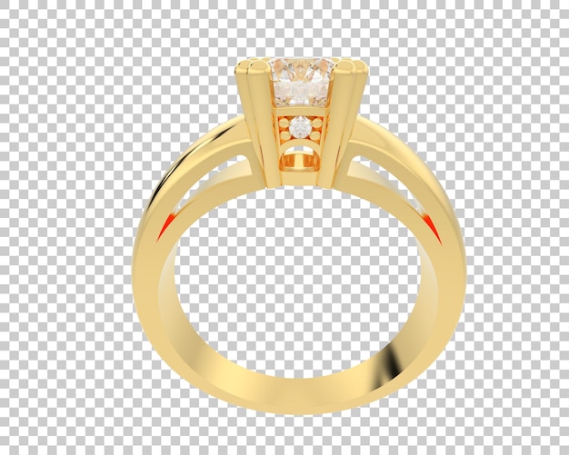 Schmuck isoliert auf dem Hintergrund 3D-Rendering-Illustration