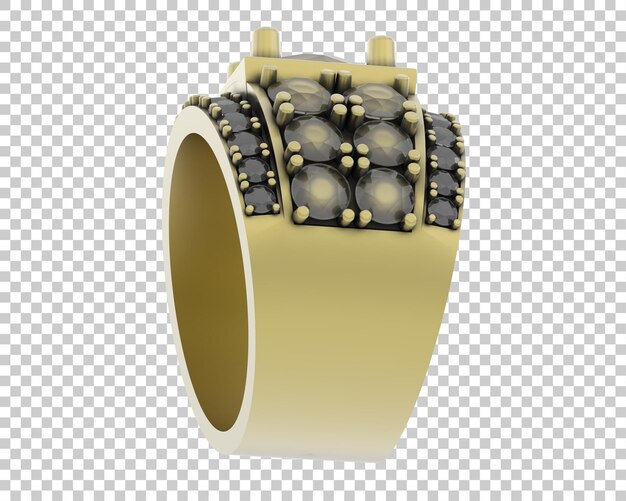 Schmuck isoliert auf dem Hintergrund 3D-Rendering-Illustration
